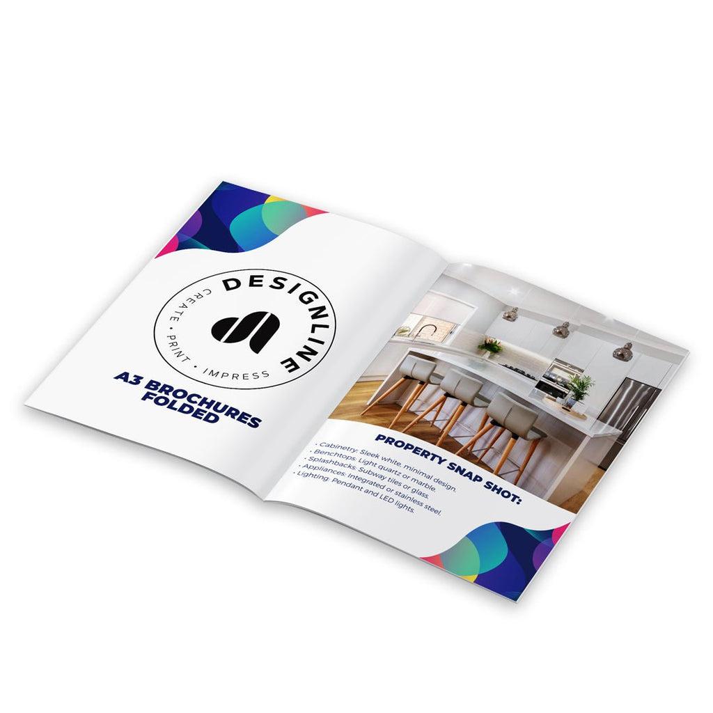 A3 Brochures Folded - Designline
