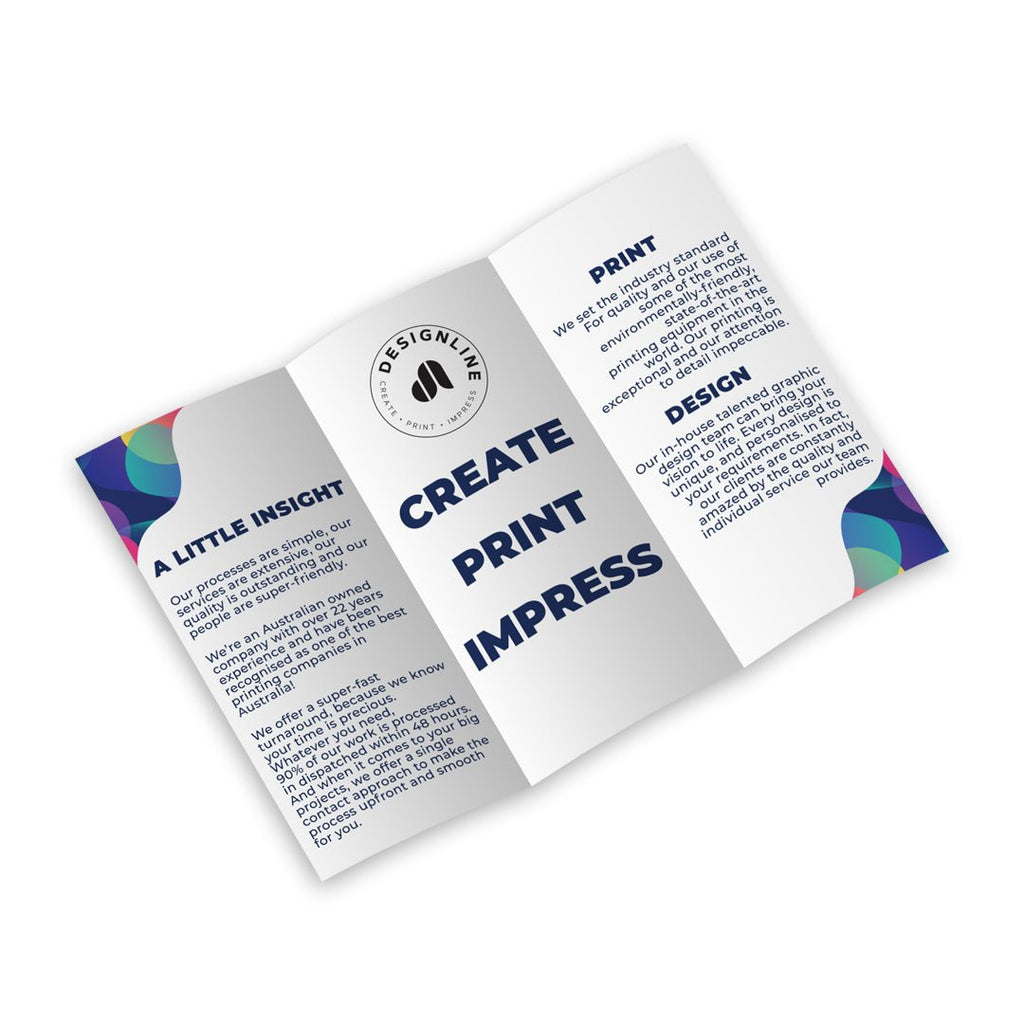 A4 Brochures Folded - Designline