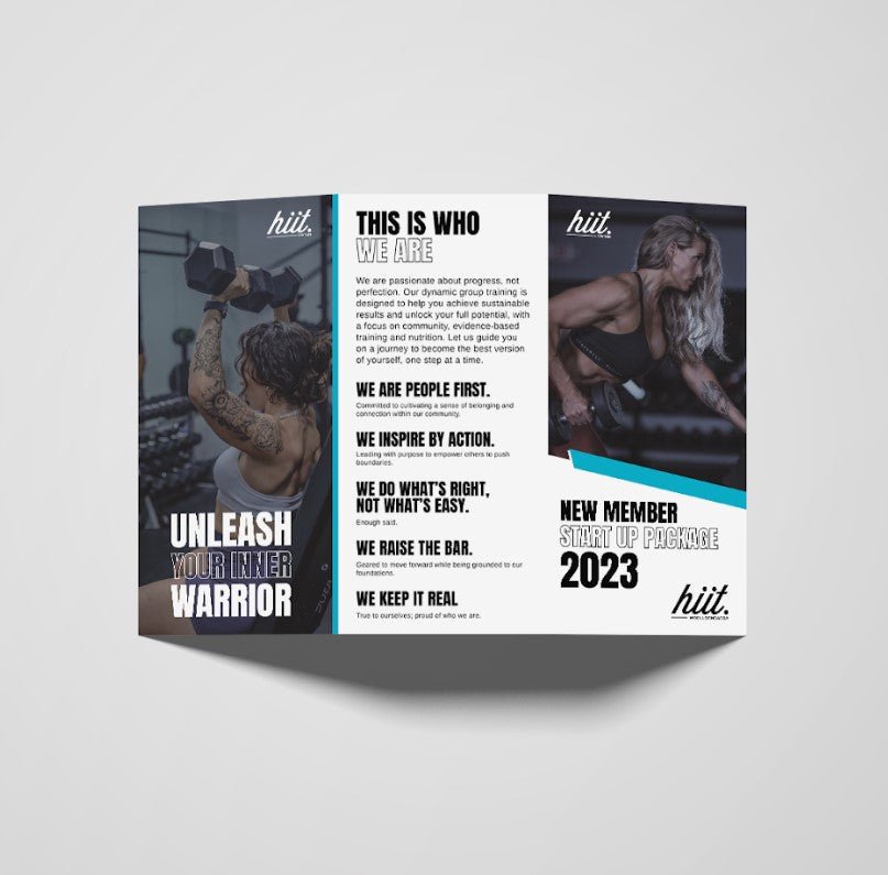 A4 Trifold - HIIT Station - Designline
