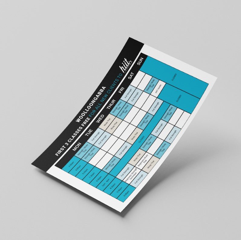 A5 Flyer - HIIT Station - Designline