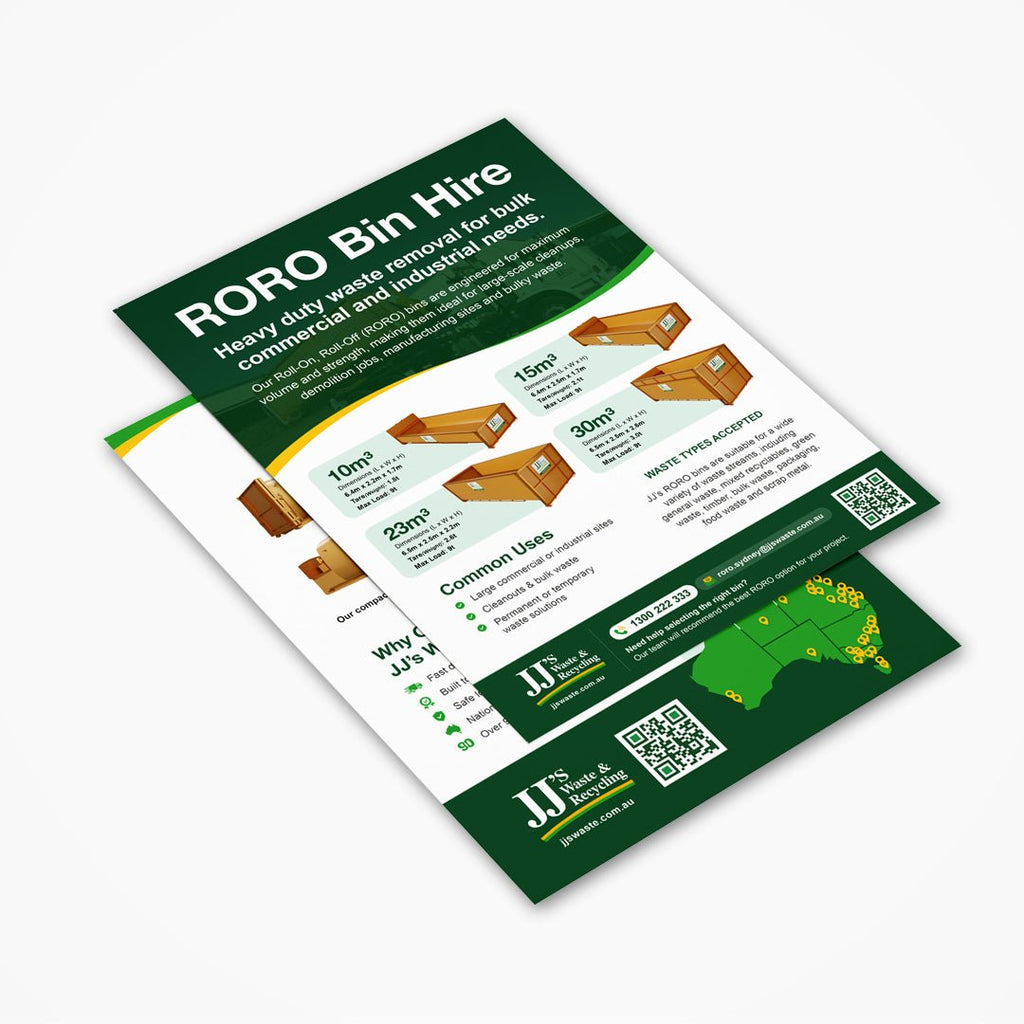 A5 RORO Sales Brochure - JJ Richards Glendenning - Designline