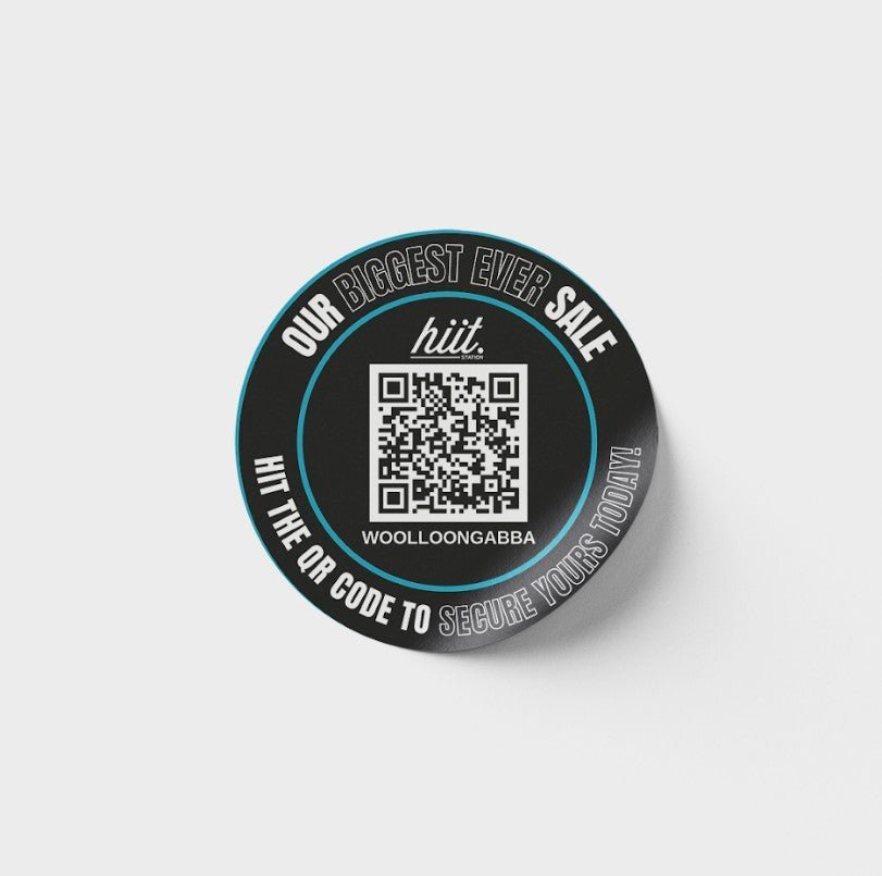Coffee Lid Sticker - HIIT Station - Designline