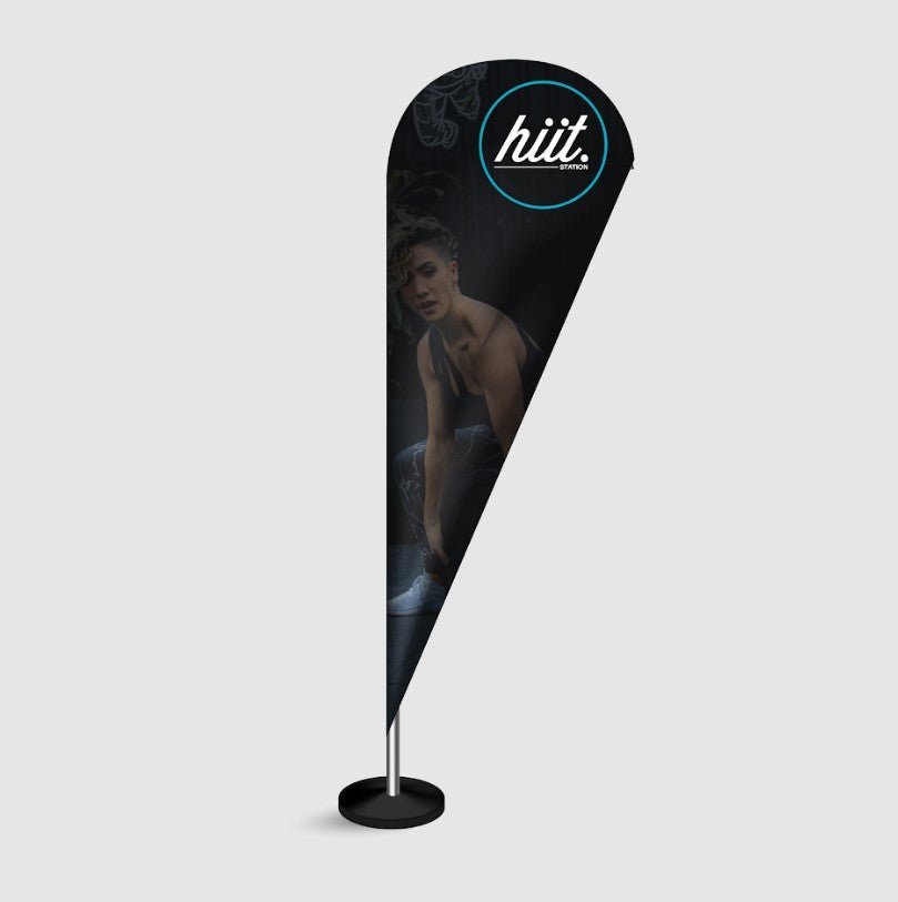 Teardrop Flag - HIIT Station - Designline