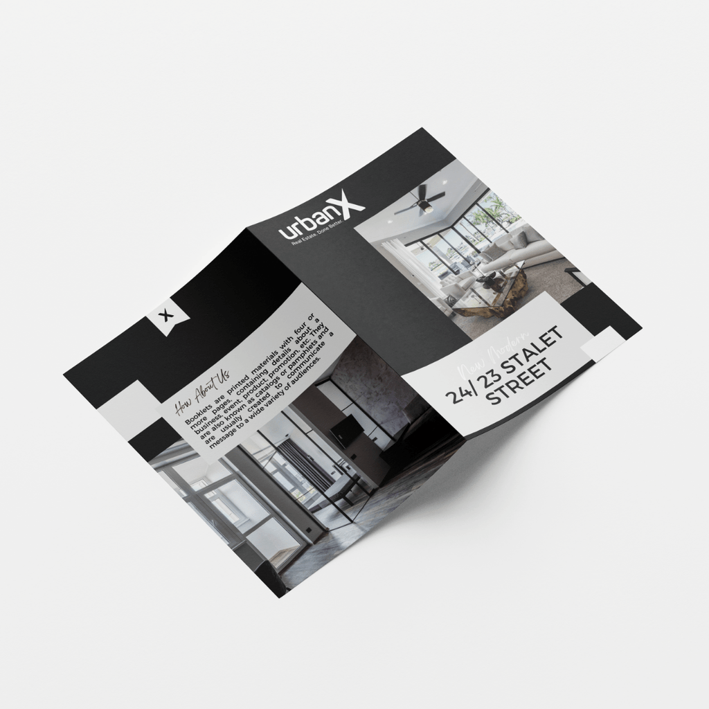 A3 - 4pp A4 Brochures - UrbanX - Designline