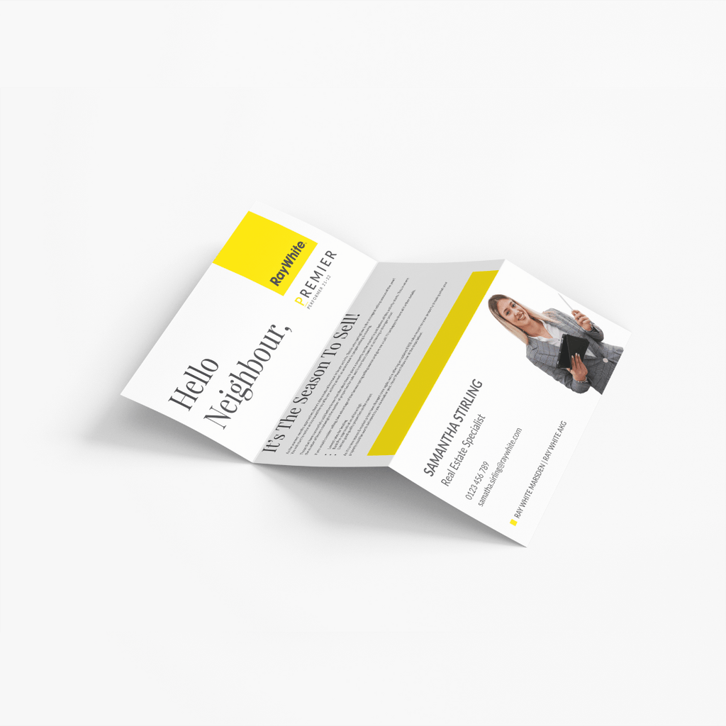 A4 Brochures Folded DL - Ray White AKG - Designline