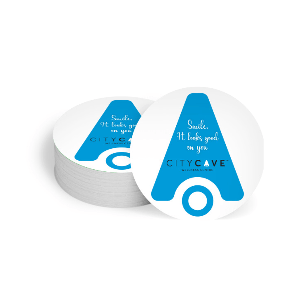 City Cave Coffee Lid Stickers - Designline