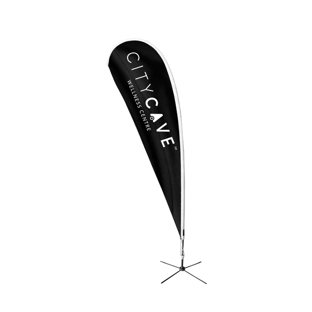 City Cave Teardrop Flag - Designline