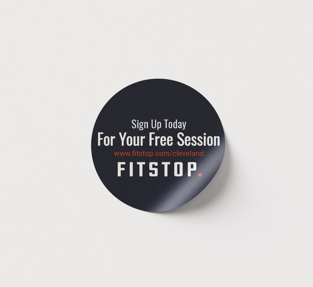 Fitstop Coffee Lid Stickers - Designline