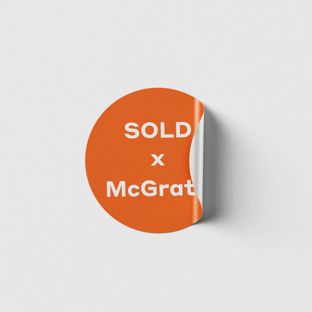 Sold Stickers - McGrath - Designline